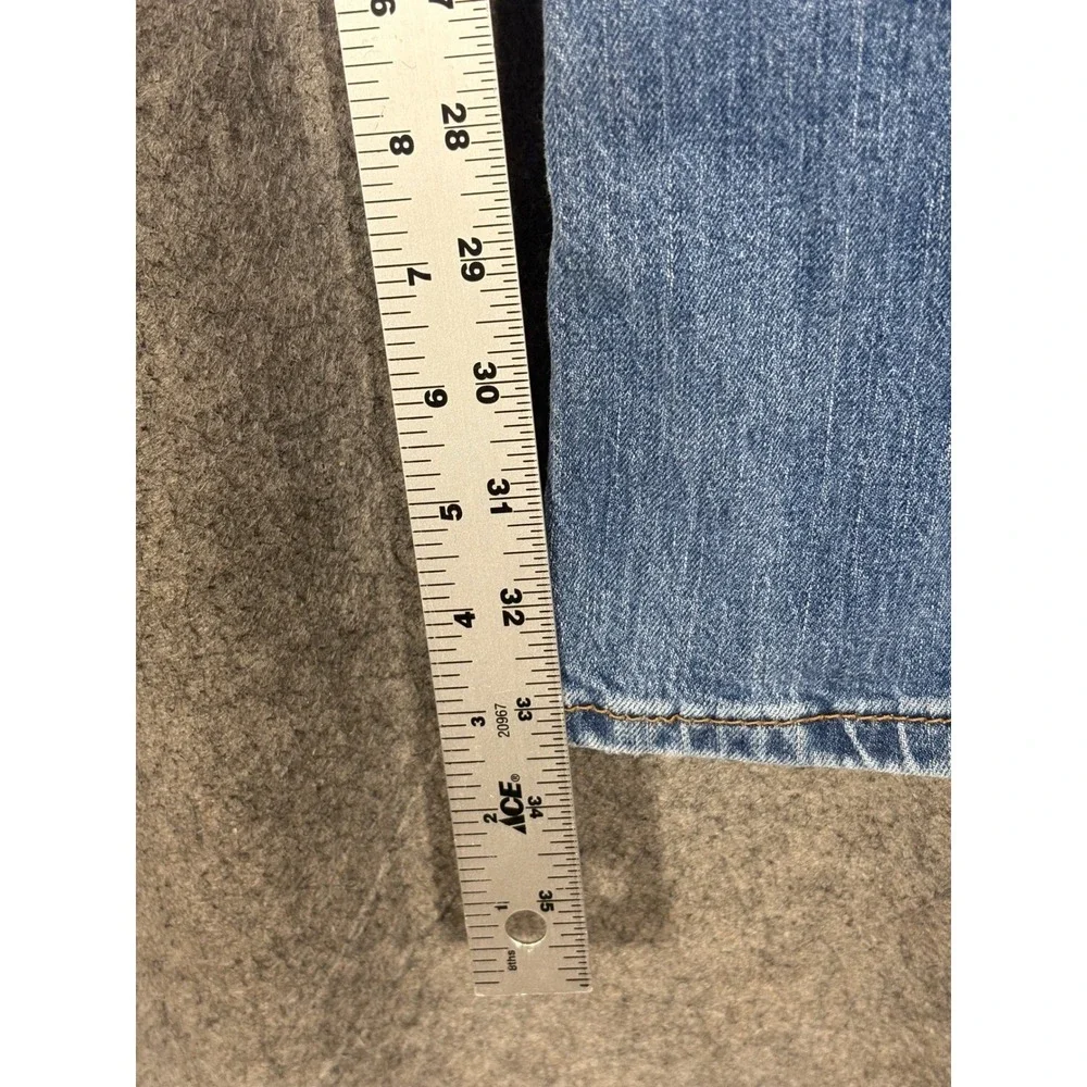 Levis 559 Relaxed Straight Jeans Mens 34x34 Blue Stretch Denim 00559-0573